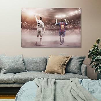 リオネル・メッシ & クリスティアーノ・ロナウド アートパネル(50*70cm） Amazon.co.jp: CR7 クリスティアーノ・ロナウド Messi リオネル